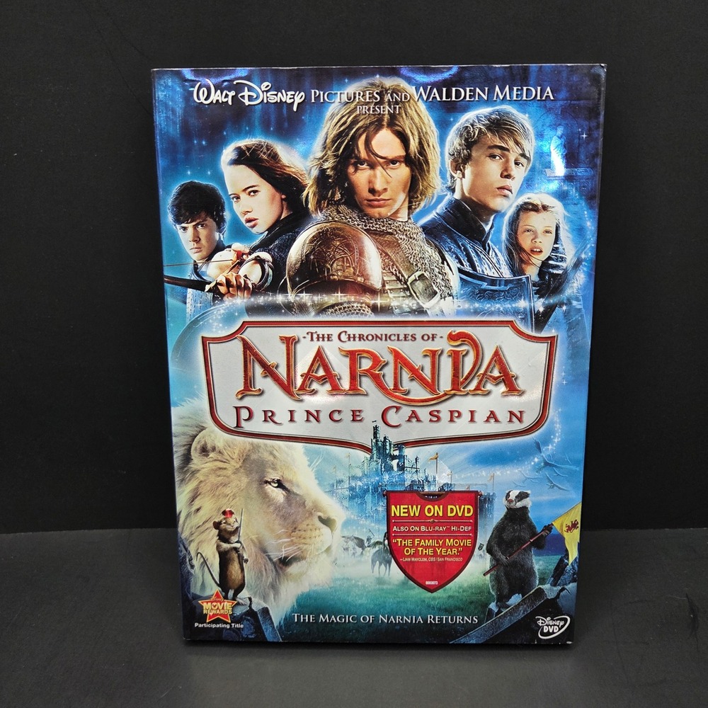 Disney The Chronicles of Narnia Prince Caspian DVD Widescreen Slipcover Fantasy